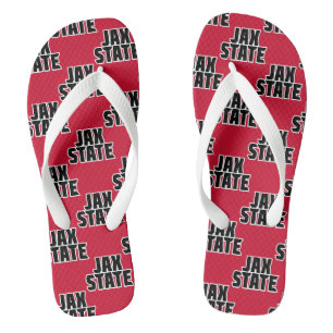 Chanclas Universidad Estatal de Jacksonville JAX STATE Text
