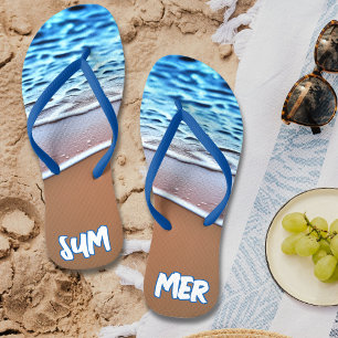 Chanclas Vacaciones en la playa de verano