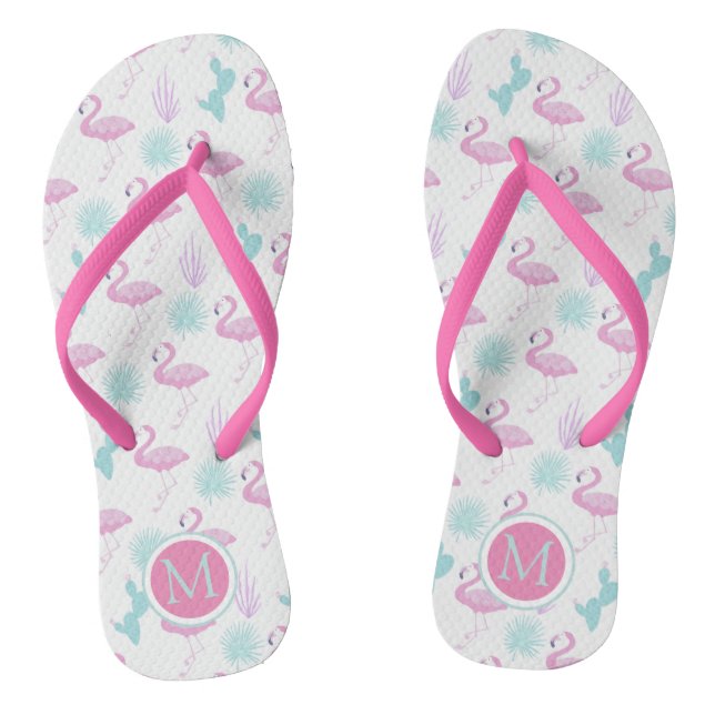 Chanclas Vacaciones tropicales ⎥ Flip Flops de monograma (Plantilla)