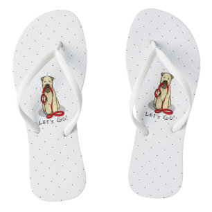 Chanclas ¡Vamos! Walk Wheaten Terrier Dog (trigo 1b2)