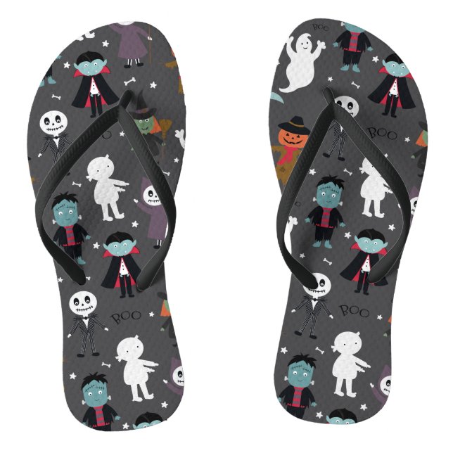 Chanclas Vampiro de Halloween Frankenstein Ghost Scarecrow (Plantilla)