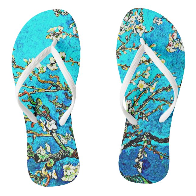 Chanclas Van Gogh - Flores de almendra (Plantilla)