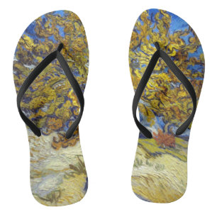 Chanclas Van Gogh Mulberry Tree Masterpiece Art