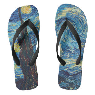 Chanclas Van Gogh Starry Night Classic Impresionsionist Art