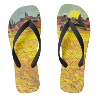 Chanclas Van Gogh - Wheatfield at Sunset