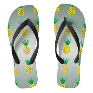 Chanclas Vector de moda con estilo moderno de piña