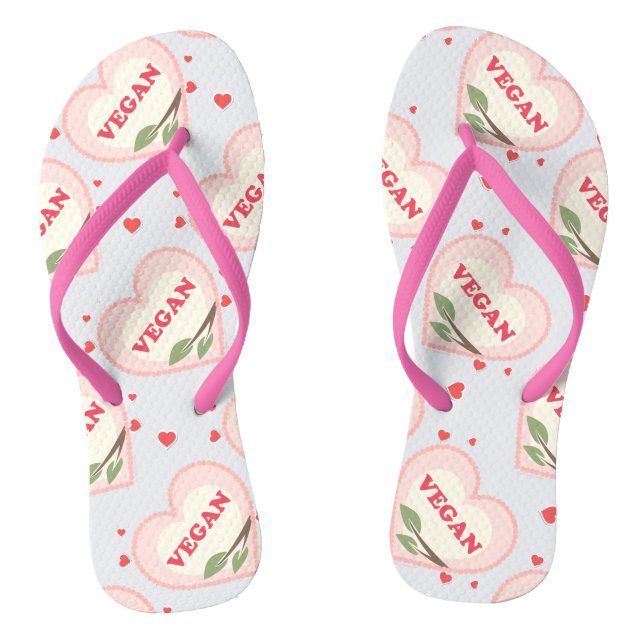 Chanclas Vegan Love Flip Flops (Plantilla)