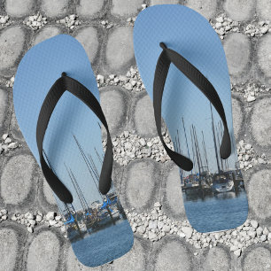 Chanclas Velero Azul Náutico
