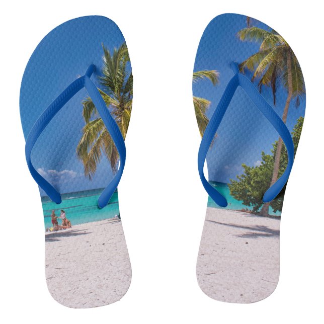 Chanclas Verano de vacaciones en familia personalizado Beac (Plantilla)