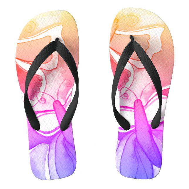 Chanclas verano mariposa (Plantilla)