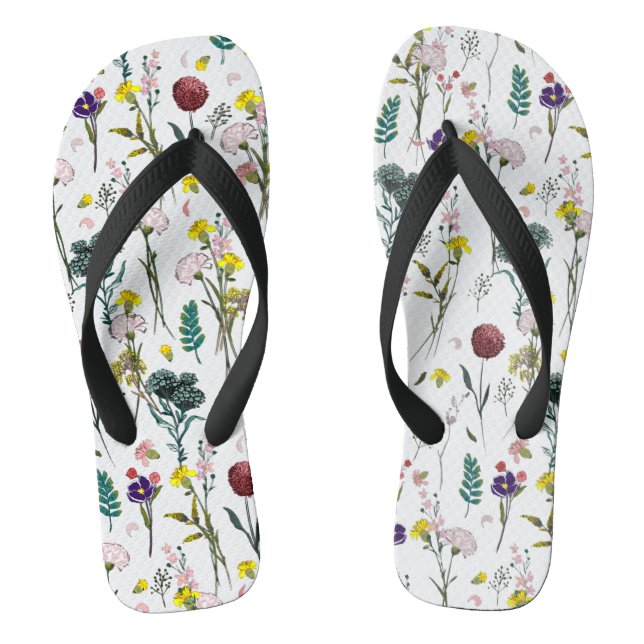 Chanclas Vibrante Flor Silvestre  (Plantilla)
