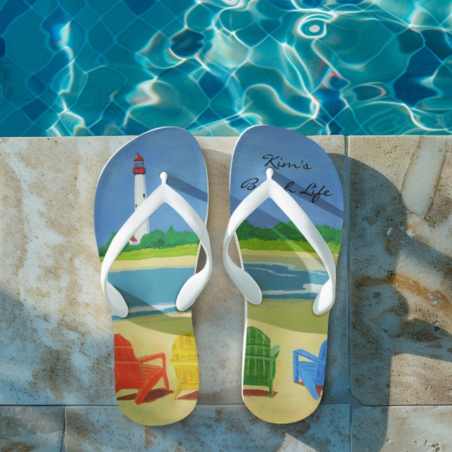 Chanclas Vida de playa personalizada (Subido por el creador)