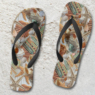 Chanclas Vida en la playa Estrellas de pez estrella Flip Fl