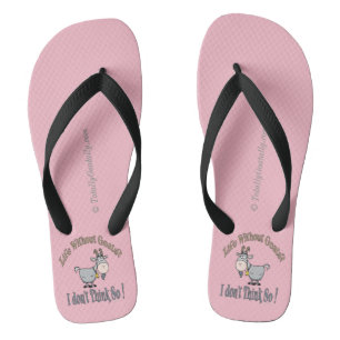 Chanclas VIDA SIN CABRAS   por TotallyGoatally™