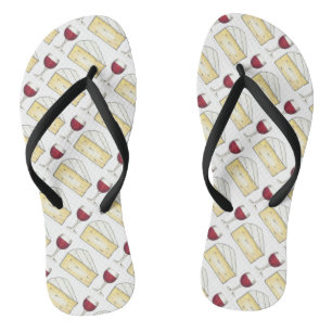 Chanclas Vidrio Rojo + Flip Flops de queso Brie