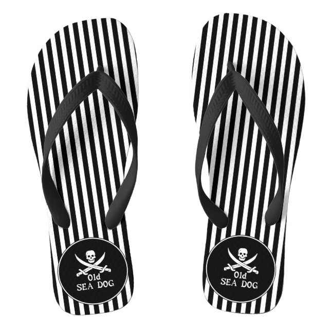 Chanclas Viejo Flip Flops de perro del mar (Plantilla)