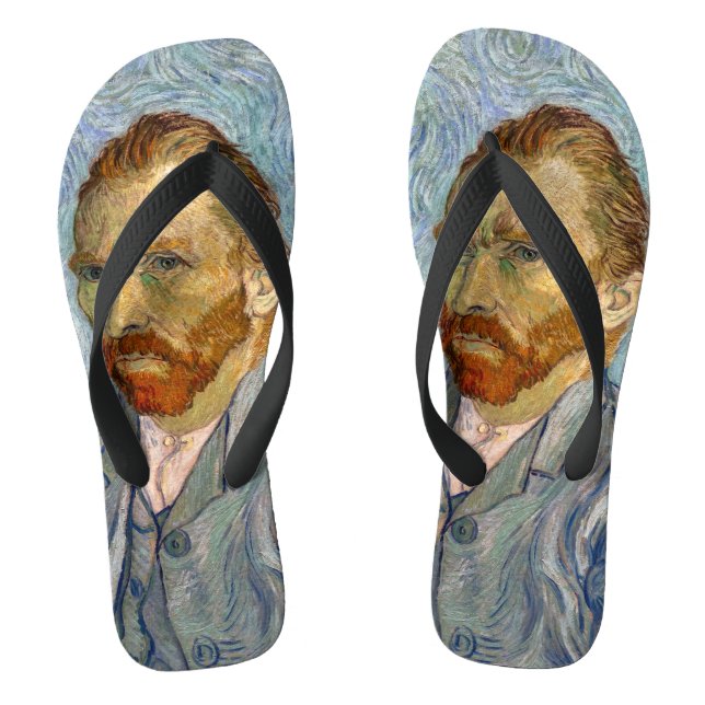 Chanclas Vincent Van Gogh - Autorretrato (Plantilla)