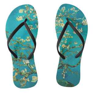 Chanclas Vincent Van Gogh Blossoming Almond Tree Floral Art