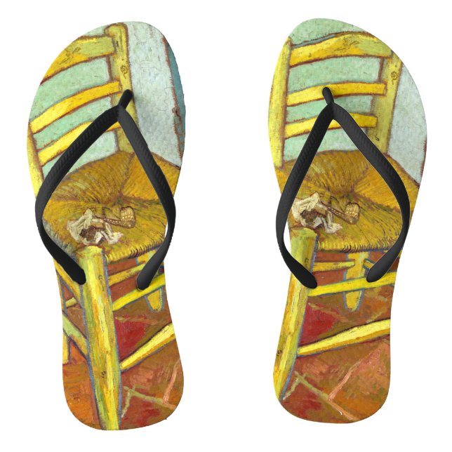 Chanclas Vincent Van Gogh Chair con tubería (Plantilla)