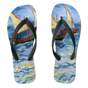 Chanclas Vincent van Gogh - El paisaje marino de Saintes-Ma