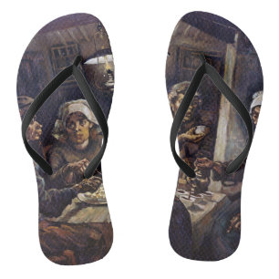 Chanclas Vincent Van Gogh Los comedores de patatas Arte fin