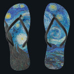 Chanclas Vincent van Gogh, Noche Starry<br><div class="desc">Noche estrellada,  famosa pintura de Vincent van Gogh</div>