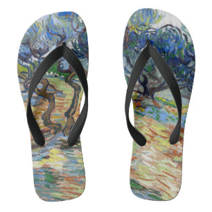 Chanclas Vincent van Gogh - Olivos: Cielo azul brillante