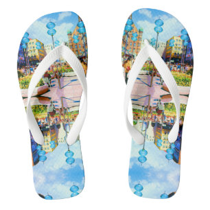 Chanclas Vintage Alemania Munich Towngate Karistor