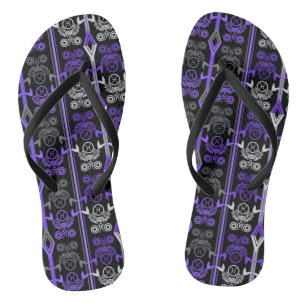 Chanclas Vintage arábiga retro ornamental sin mar