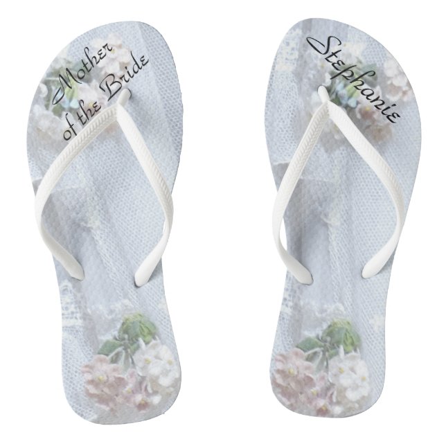 Chanclas Vintage Madre de novia Boda Flip Flops (Plantilla)