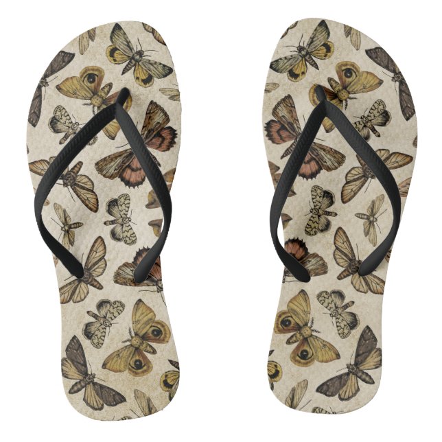 Chanclas Vintage Moths Flip Flops (Plantilla)