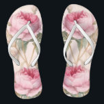 Chanclas Vintage Rosa Wedding Favor - Flip Flops<br><div class="desc">Mira estos hermosos chanclas que hacen perfectos regalos de fiesta nupcial! Démoslas a conocer pronto y todo el grupo puede empezar a estilarlo por la ciudad tan pronto como se reúnan para empezar a celebrar su día especial.</div>