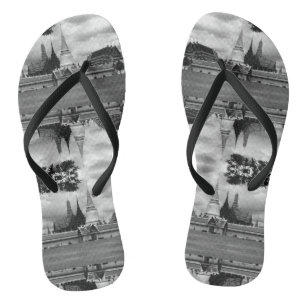 Chanclas Vista del Palacio Real de la Capilla de Bangkok