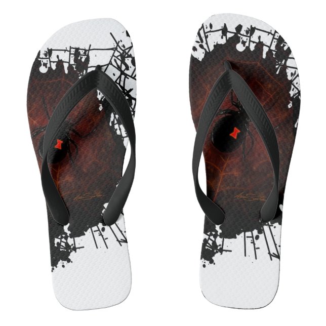 Chanclas Viuda negra (diseño de firma) (Plantilla)