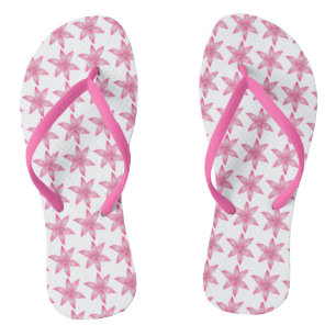 Chanclas Voltaje de los flancos rosados