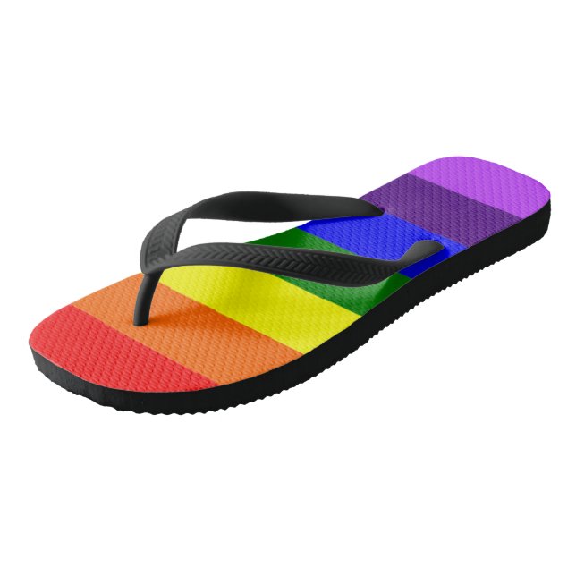 Chanclas Volteado de arco iris (Angular)
