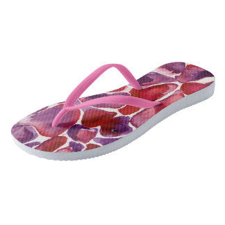 Chanclas Volteado de leopardo rosa