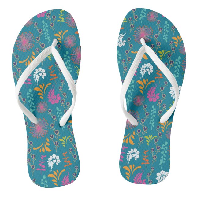 Chanclas Volteado floral de verano (Plantilla)