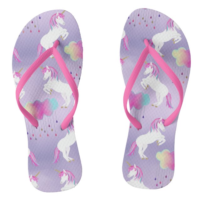 Chanclas Volteado Unicornio (Plantilla)