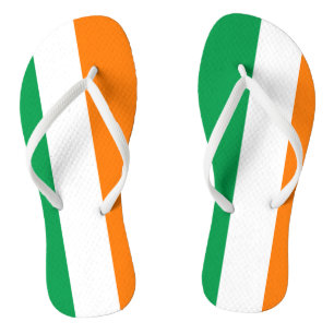 Chanclas Volteres de playa de bandera irlandesa para hombre