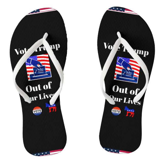 Chanclas Vota a Trump de nuestras vidas (Plantilla)