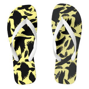 Chanclas Vuelo de los águilas negro.w L amarillo BG