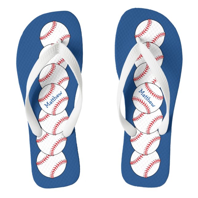 Chanclas Vueltas patrióticas de béisbol (Plantilla)