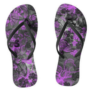 Chanclas Wahine Lace Hawaiian Orchid
