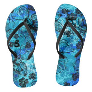 Chanclas Wahine Lace Hawaiian Orchid