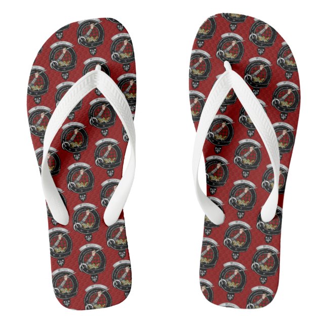 Chanclas Wallace Clan Badge Crazy Flip Flops (Plantilla)