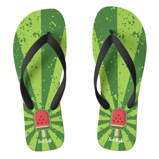 Chanclas Watermelon Ice Cream Stick (Plantilla)