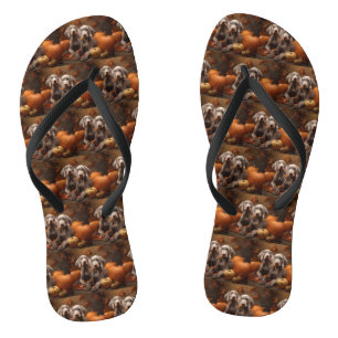 Chanclas Weimaraner Puppy Autumn Delight Pumpkin