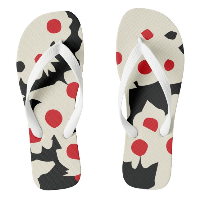 Chanclas white flowers (Plantilla)