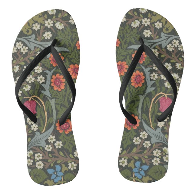 Chanclas William Morris Blackthorn Garden Flower Classic (Plantilla)